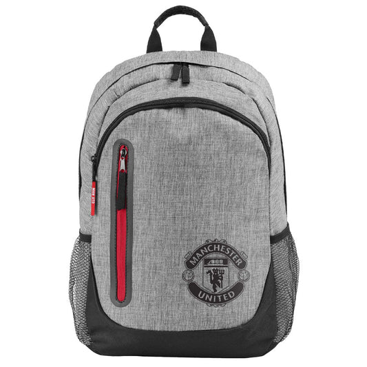 Manchester United FC Heather Grey Backpack