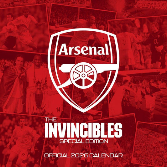 Arsenal FC Legends Square Calendar 2026