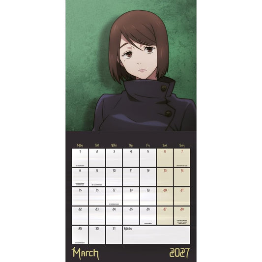 Jujutsu Kaisen Square Calendar 2027