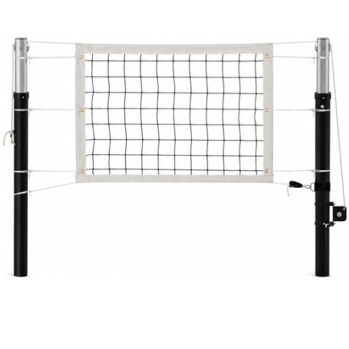 Cazna Heavy-Duty Height Adjustable Volleyball Posts – Spring Assisted