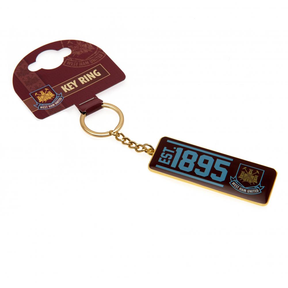 101078 West Ham United FC Keyring EST 2