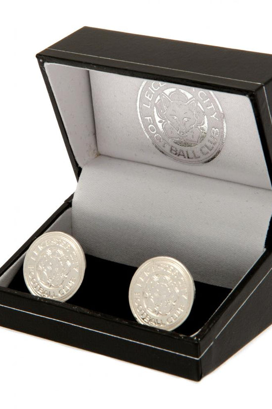 Leicester City FC Silver Plated Formed Cufflinks