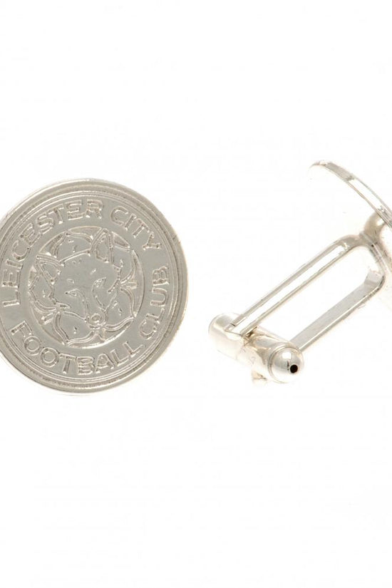 Leicester City FC Silver Plated Formed Cufflinks
