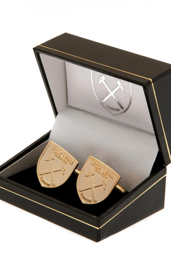 West Ham United FC Gold Plated Cufflinks