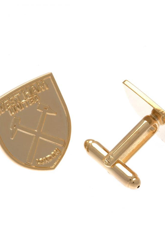 West Ham United FC Gold Plated Cufflinks