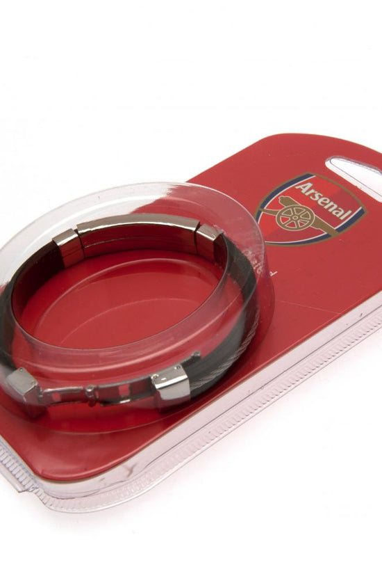 102005 Arsenal FC Silver Inlay Silicone Bracelet 2