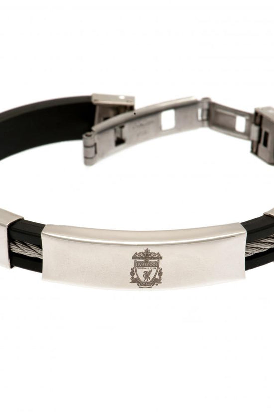 102009 Liverpool FC Silver Inlay Silicone Bracelet 1