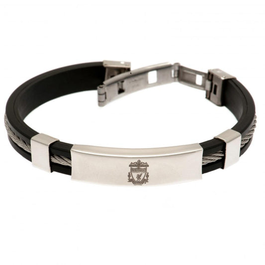 102009 Liverpool FC Silver Inlay Silicone Bracelet 1