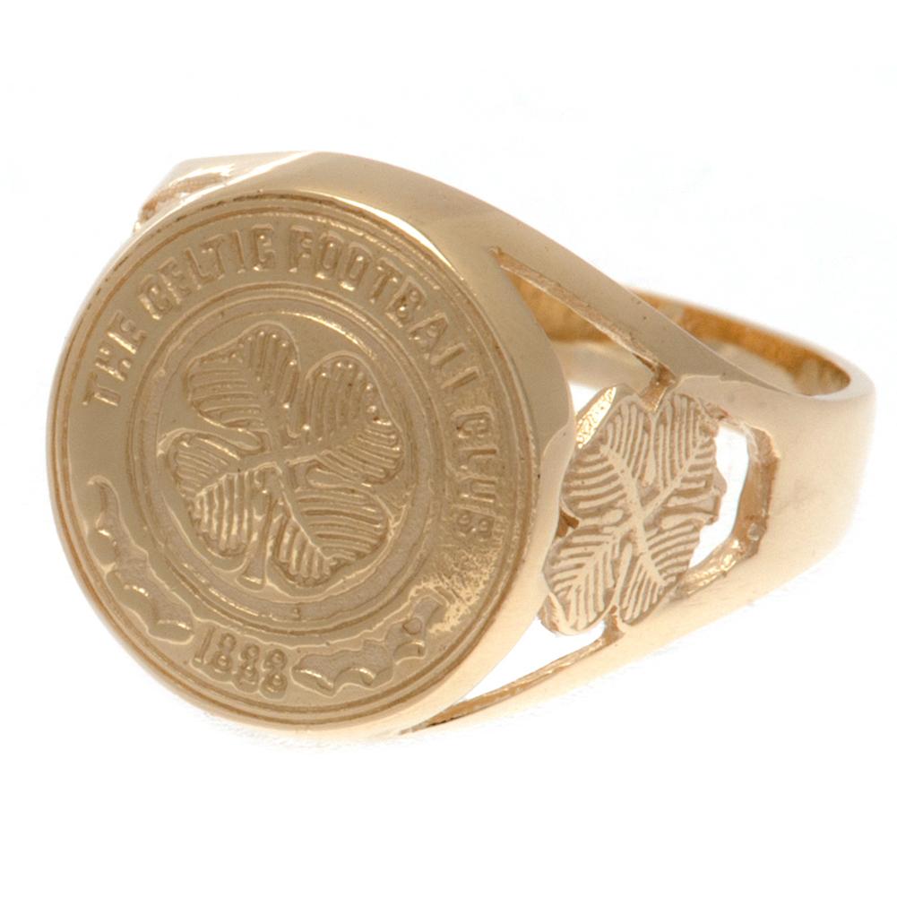 102070 Celtic FC 9ct Gold Crest Ring