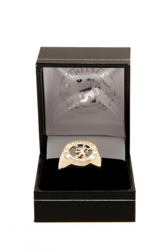 Chelsea FC 9ct Gold Crest Ring Large