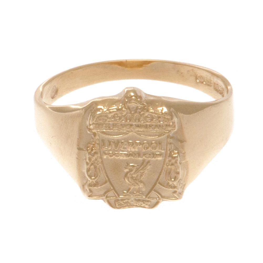 102076 Liverpool FC 9ct Gold Crest Ring 2