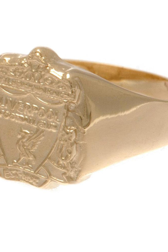 102076 Liverpool FC 9ct Gold Crest Ring