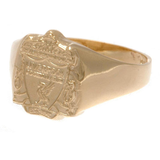 102076 Liverpool FC 9ct Gold Crest Ring