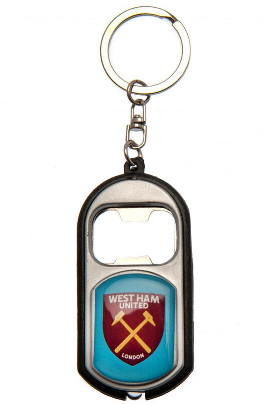 West Ham United FC Keyring Torch Bottle Opener