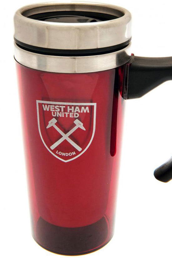 102210 West Ham United FC Handled Travel Mug