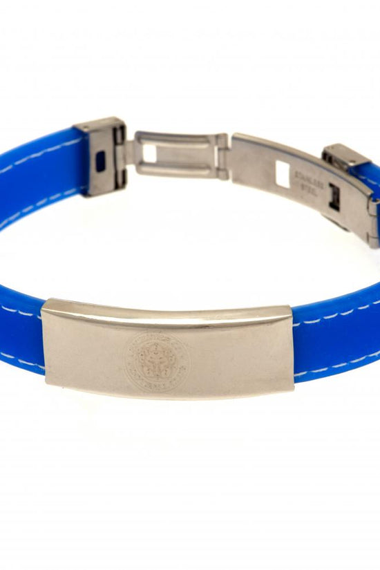 103226 Leicester City FC Stitched Silicone Bracelet BL 1