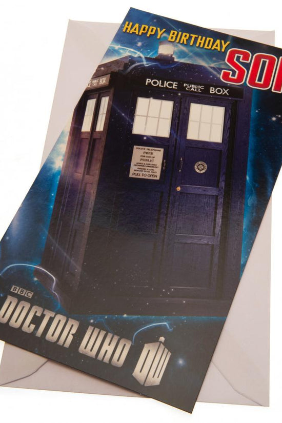 103261 Doctor Who Birthday Card Son