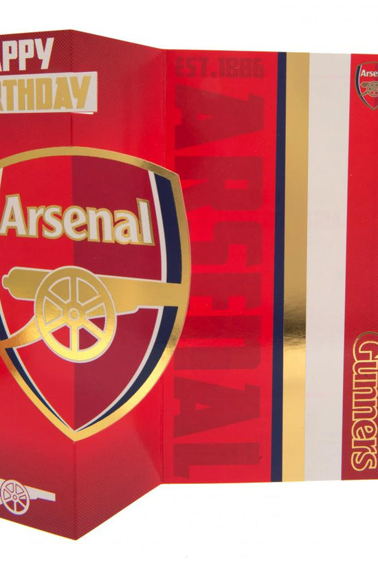 Arsenal FC Gunners Birthday Card