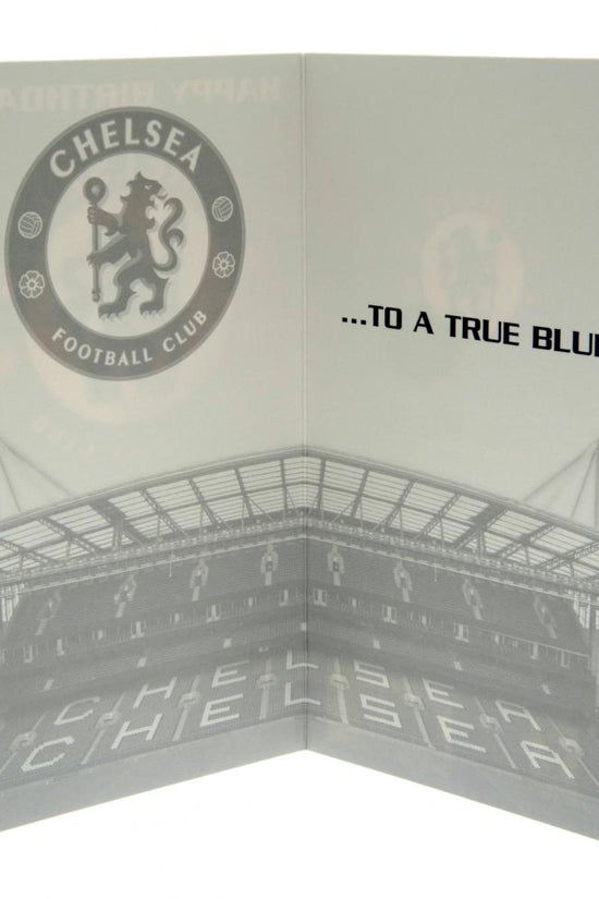 Chelsea FC Stadium Birthday Card