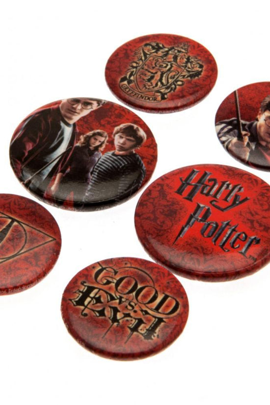 104600 Harry Potter Button Badge Set Logo 1