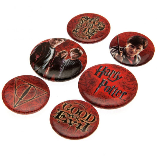 104600 Harry Potter Button Badge Set Logo 1