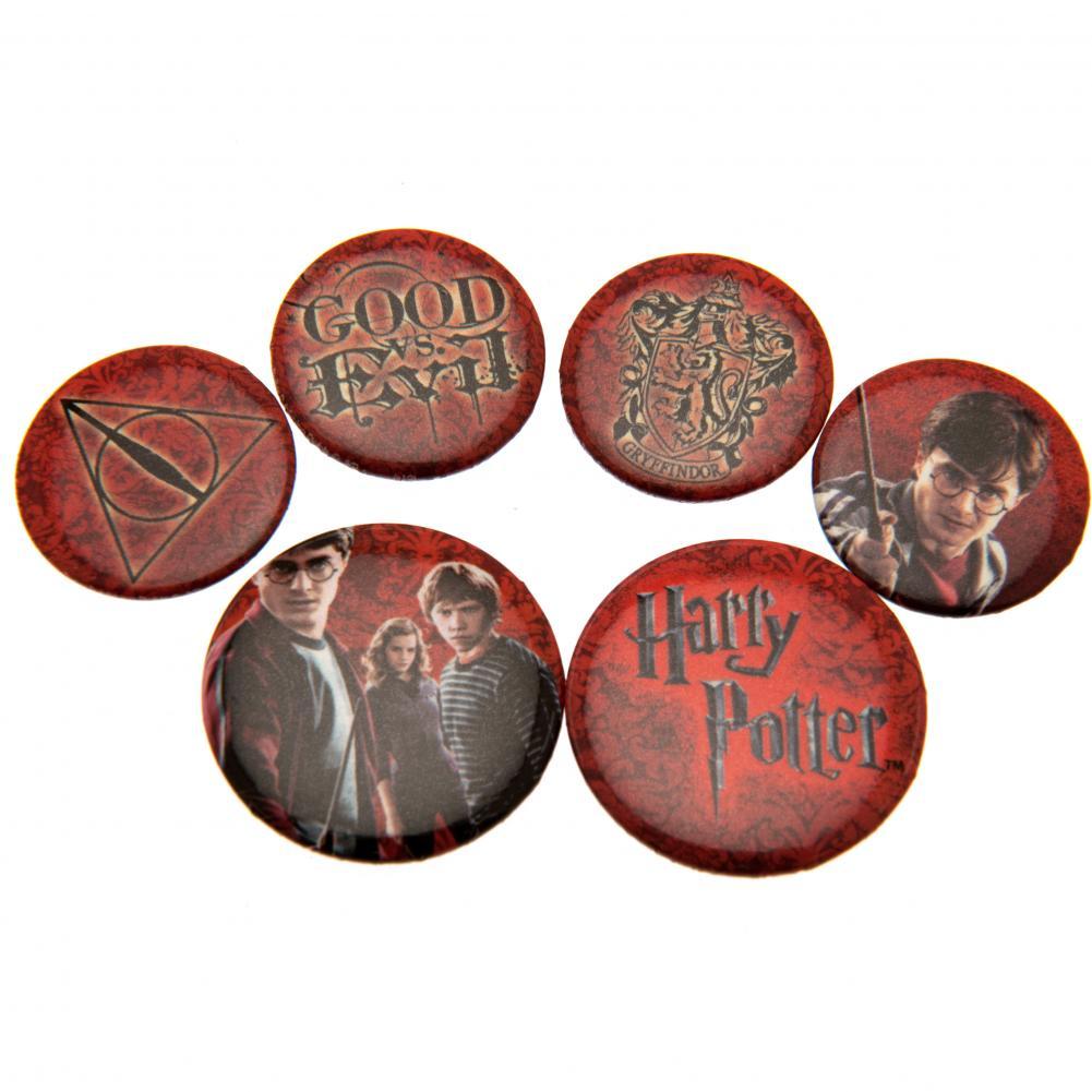 104600 Harry Potter Button Badge Set Logo