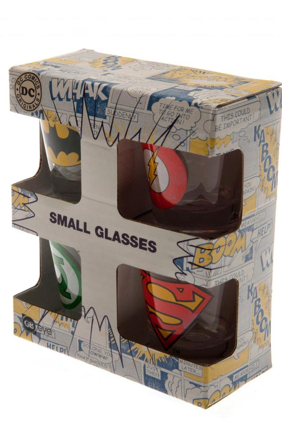 104770 DC Comics 4pk Shot Glass Set 2