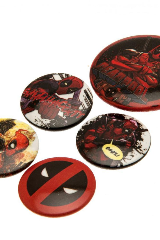 104799 Deadpool Button Badge Set 1