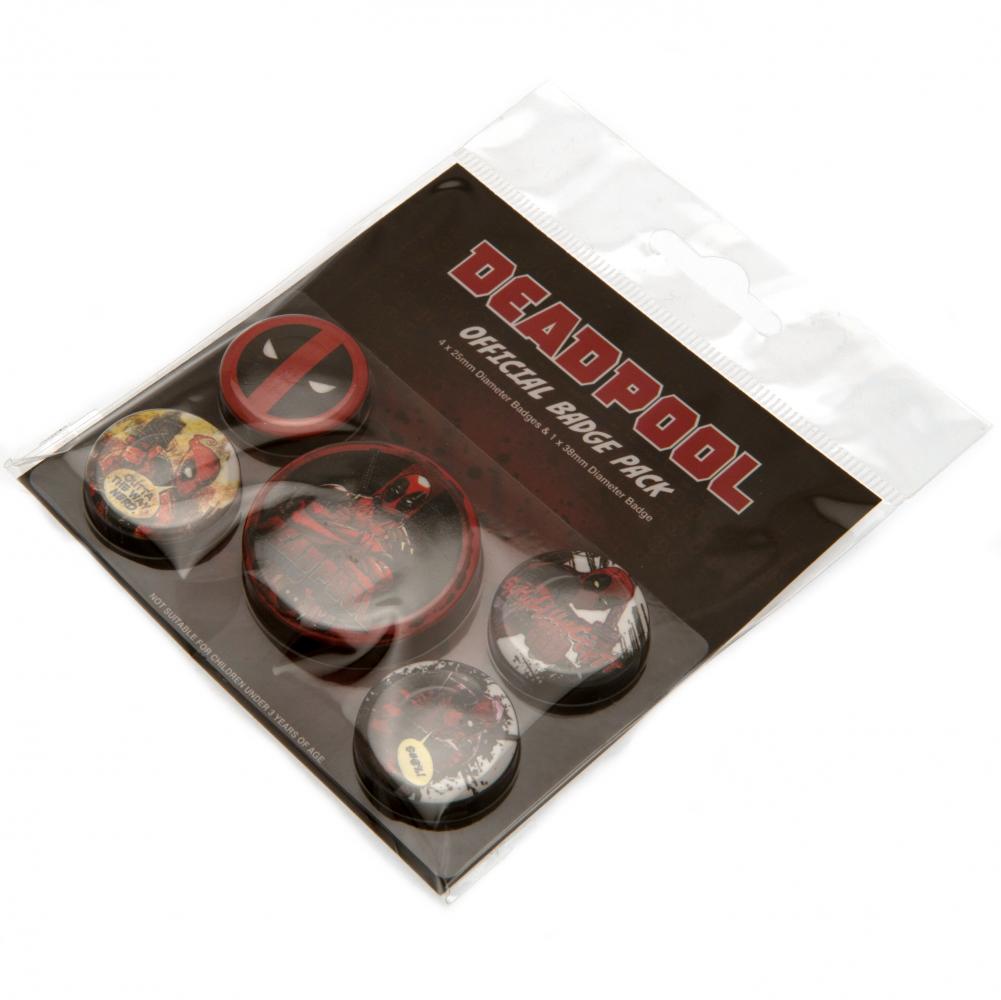 104799 Deadpool Button Badge Set 2