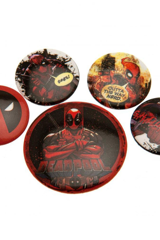 104799 Deadpool Button Badge Set