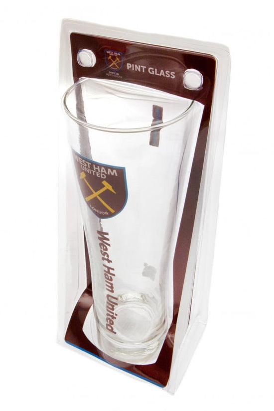 105256 West Ham United FC Tall Beer Glass 1