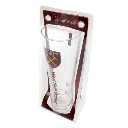 105256 West Ham United FC Tall Beer Glass 1