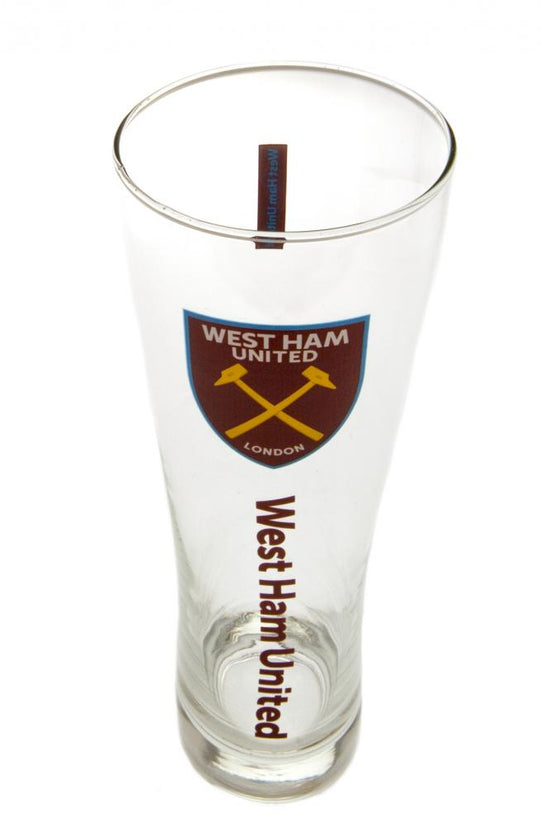 105256 West Ham United FC Tall Beer Glass