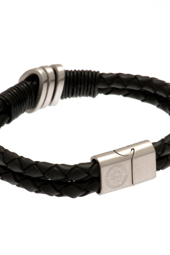 105835 Leicester City FC Leather Bracelet
