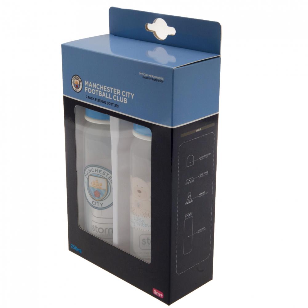 109458 Manchester City FC 2pk Feeding Bottles 2