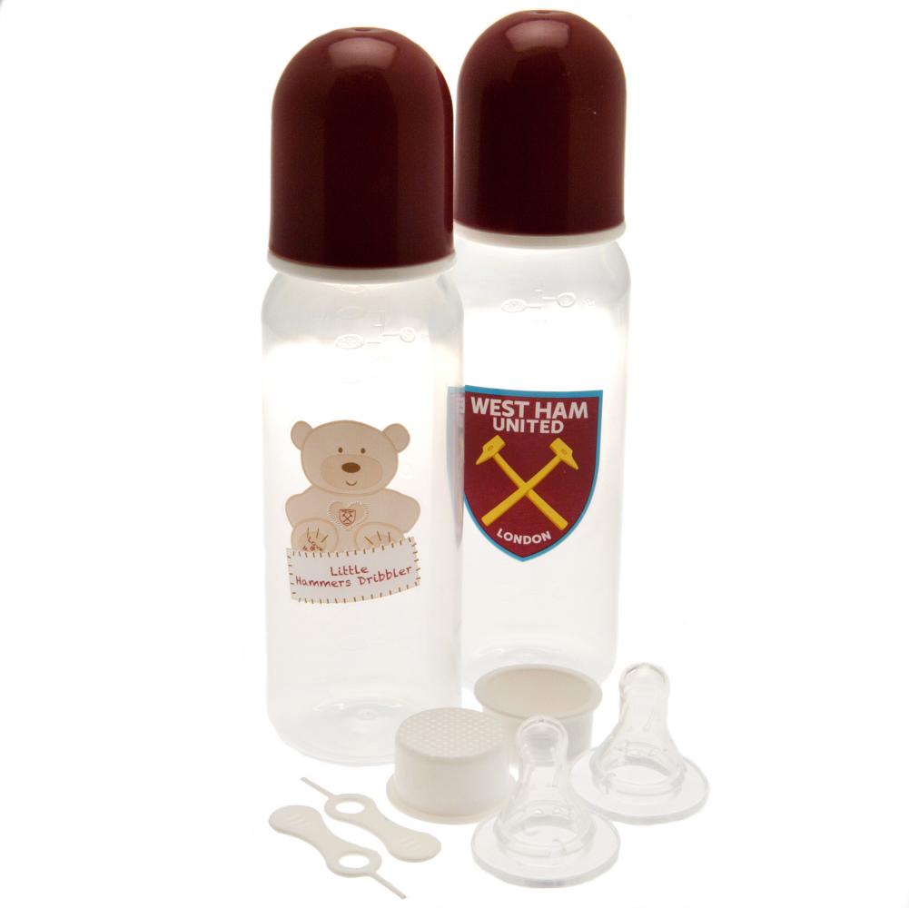 109460 West Ham United FC 2pk Feeding Bottles