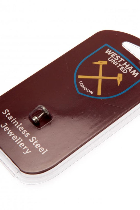 109754 West Ham United FC Cut Out Stud Earring 1