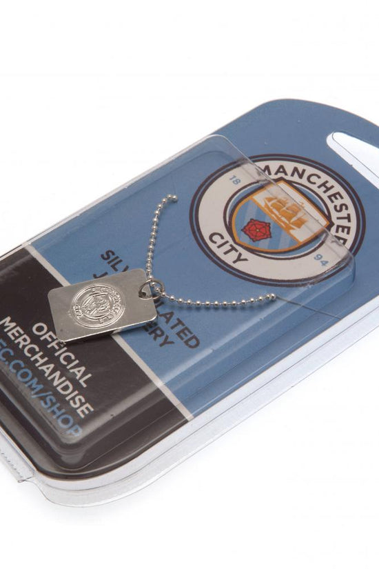 109755 Manchester City FC Silver Plated Dog Tag Chain 2