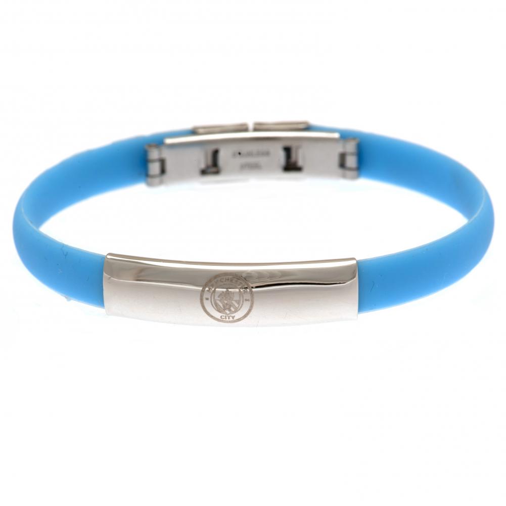 109756 Manchester City FC Colour Silicone Bracelet 1