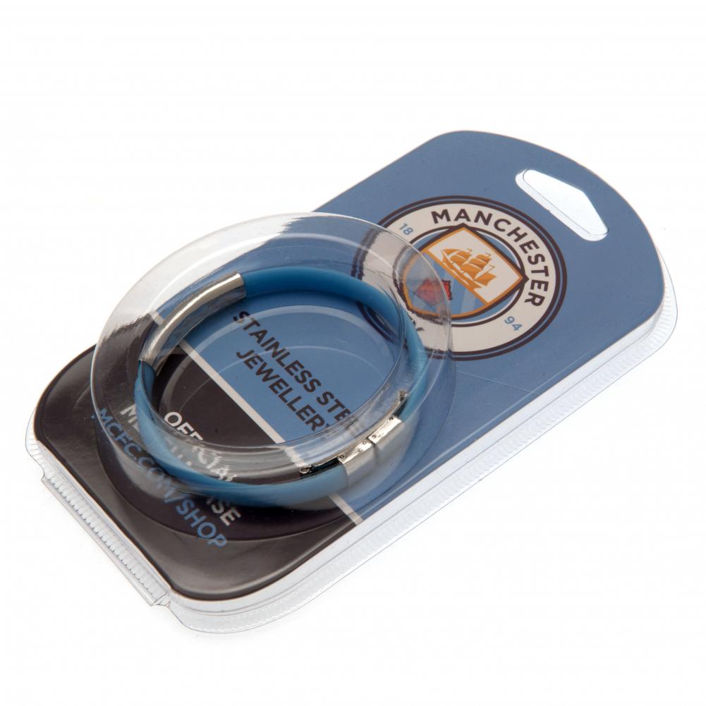 109756 Manchester City FC Colour Silicone Bracelet 2