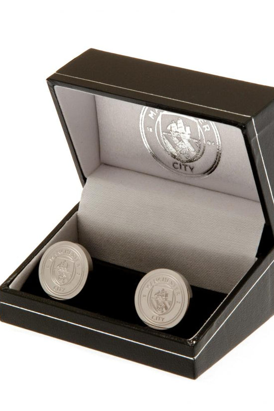 Manchester City FC Stainless Steel Formed Cufflinks