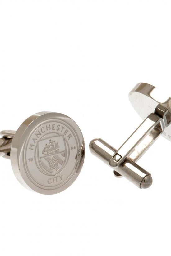 Manchester City FC Stainless Steel Formed Cufflinks