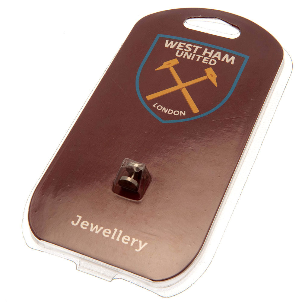 109765 West Ham United FC Stainless Steel Stud Earring 2
