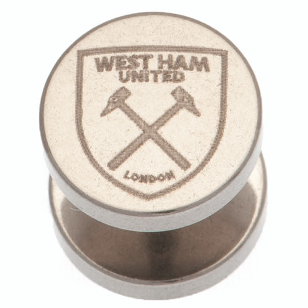 109765 West Ham United FC Stainless Steel Stud Earring