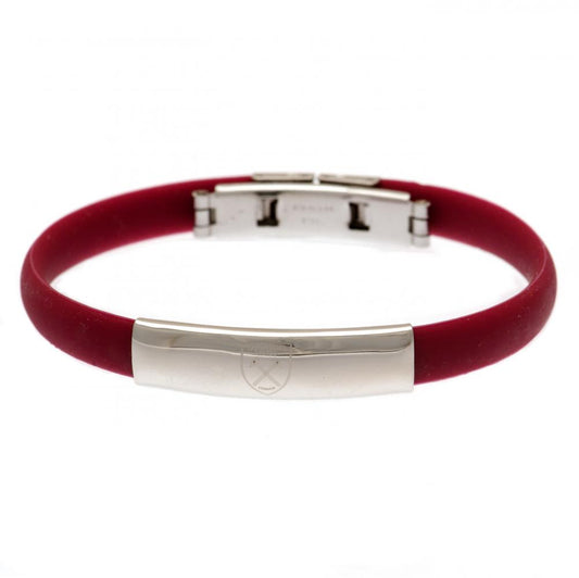109766 West Ham United FC Colour Silicone Bracelet 1