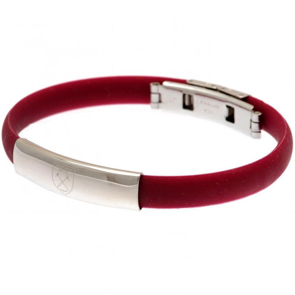 109766 West Ham United FC Colour Silicone Bracelet