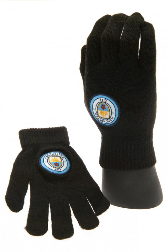 110977 Manchester City FC Knitted Gloves Junior