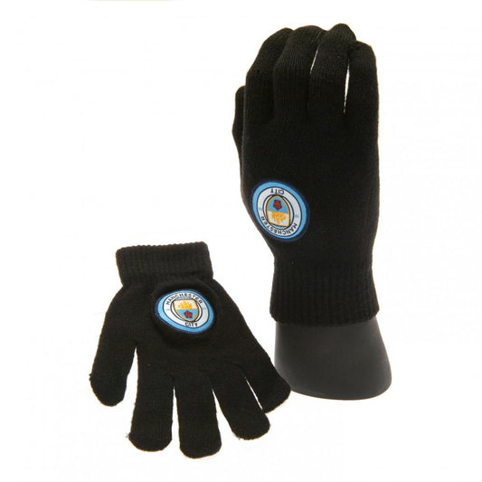 110977 Manchester City FC Knitted Gloves Junior