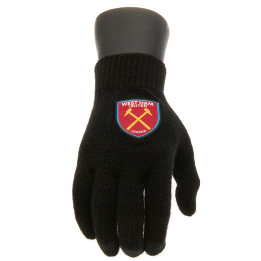 111789 West Ham United FC Knitted Gloves Junior 1