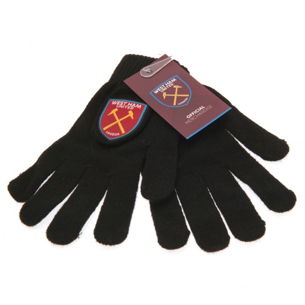 111789 West Ham United FC Knitted Gloves Junior 2